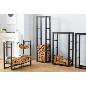 Neo Direct Black Firewood Log Rack