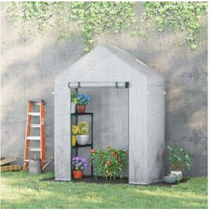 Mhstar Uk Ltd Outsunny Greenhouse Portable w/ Shelf