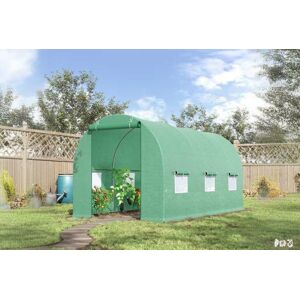 Mhstar Uk Ltd Outsunny Walk-in Tunnel Greenhouse