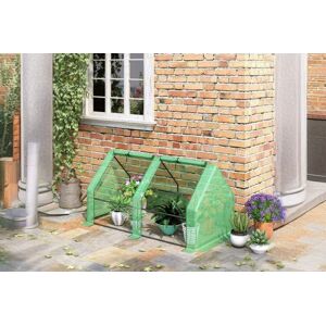 Mhstar Uk Ltd Outsunny Steel Frame Mini Greenhouse