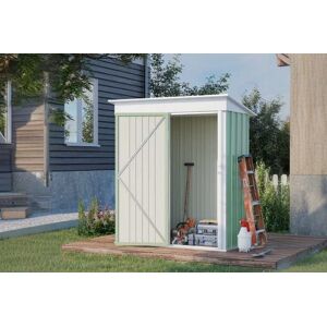 Mhstar Uk Ltd Outsunny Metal Garden Shed, Green