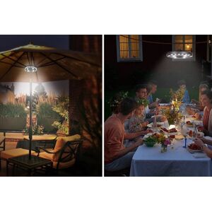 Obero International Ltd Garden Parasol Umbrella Lights Obero International Ltd Garden Parasol Umbrella Lights
