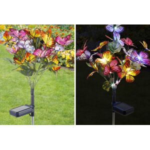 Obero International Ltd Solar Powered Garden Butterfly Lights Obero International Ltd Solar Powered Garden Butterfly Lights