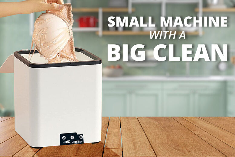 Obero International Ltd Mini Compact Ultrasonic Washing Machine