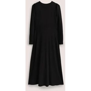 Crew Neck Jersey Midi Dress Black Women Boden 18 Female