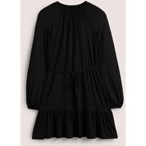 Crew Neck Jersey Mini Dress Black Women Boden 18 Female