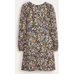 Crew Neck Print Mini Dress Multi Women Boden 18 Female