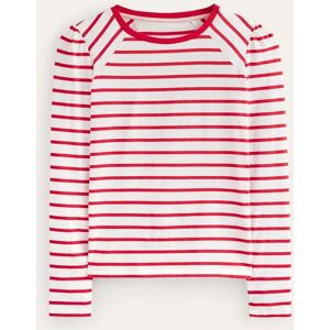 Arabella Stripe T-Shirt Red Women Boden 18 Female