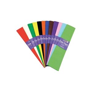 Bright Ideas Crepe Paper Assorted (12 Pack) BI0568 Bright Ideas Crepe Paper Assorted (12 Pack) BI0568
