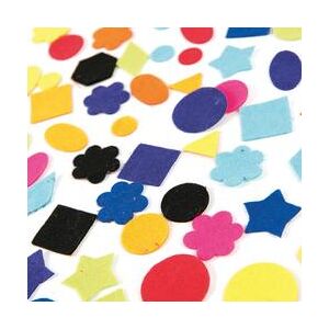 Unbranded Self Adhesive Felt Shapes Assorted (Pack of 100) AR02786 Unbranded Self Adhesive Felt Shapes Assorted (Pack of 100) AR02786