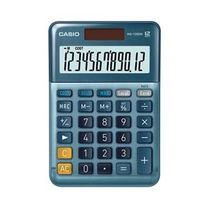 Casio MS-120EM 12 Digit Desk Calculator Casio MS-120EM 12 Digit Desk Calculator