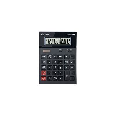 Canon AS-2200 12 Digit Desktop Calculator Black 4584B001 Canon AS-2200 12 Digit Desktop Calculator Black 4584B001