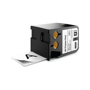 Dymo 1868755 XTL 54mm x 7m Roll All-Purpose Vinyl Black on White Dymo 1868755 XTL 54mm x 7m Roll All-Purpose Vinyl Black on White