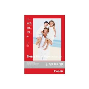 Canon Glossy Photo Paper 10x15cm 170gsm (Pack of 100) 0775B003 Canon Glossy Photo Paper 10x15cm 170gsm (Pack of 100) 0775B003