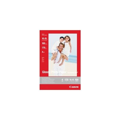 Canon Glossy Photo Paper 10x15cm 170gsm (Pack of 100) 0775B003 Canon Glossy Photo Paper 10x15cm 170gsm (Pack of 100) 0775B003