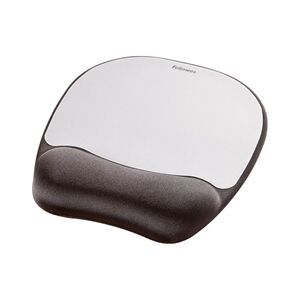 Fellowes Memory Mouse Pad Black/Silver Fellowes Memory Mouse Pad Black/Silver