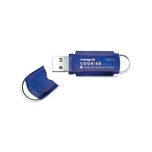 Integral 16GB Encrypted USB Drive - FIPS 197, USB 3.0, Blue, Silver - Data Security Integral 16GB Encrypted USB Drive - FIPS 197, USB 3.0, Blue, Silver - Data Security