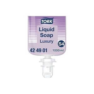 Tork Luxury Soft Liquid Soap (Pack of 6) 424901 Tork Luxury Soft Liquid Soap (Pack of 6) 424901