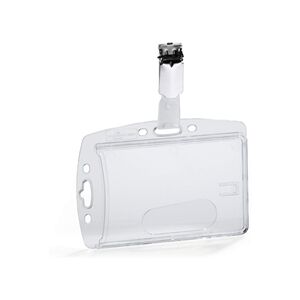 Durable ENCLOSED ID Holder Clear Durable ENCLOSED ID Holder Clear