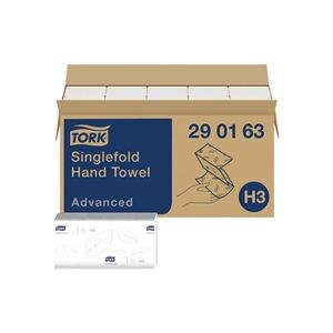 Tork Singlefold Hand Towel H3 White 3750 Sheets Tork Singlefold Hand Towel H3 White 3750 Sheets