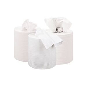 2Work 2-Ply Centrefeed Roll 150m White (6 Pack) 2Work 2-Ply Centrefeed Roll 150m White (6 Pack)