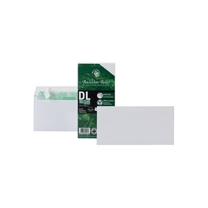 Basildon Bond DL Envelopes Wallet Peel and Seal 120gsm White Pack 100 Basildon Bond DL Envelopes Wallet Peel and Seal 120gsm White Pack 100