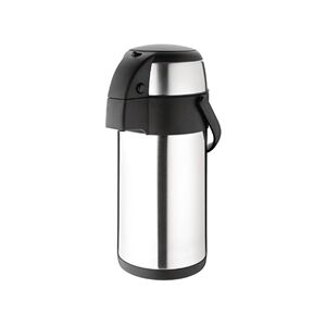 Olympia Stainless Steel 3L Pump Thermos - Robust, Compact & Safe Olympia Stainless Steel 3L Pump Thermos - Robust, Compact & Safe