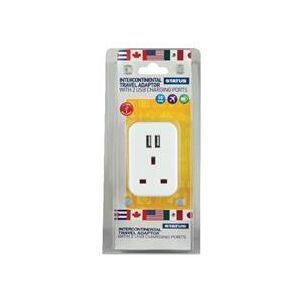 Status Intercontinental USB Travel Adaptor (3 Pack) Status Intercontinental USB Travel Adaptor (3 Pack)