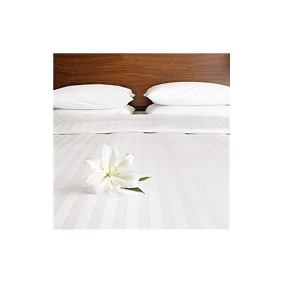 Mitre Comfort Satin Flat Sheet Oatmeal Single Mitre Comfort Satin Flat Sheet Oatmeal Single