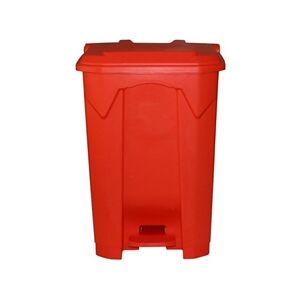 GPC Pedal Bin; 80L; Polypropylene; Red GPC Pedal Bin; 80L; Polypropylene; Red