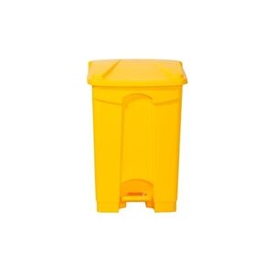 GPC Pedal Bin; 45L; Polypropylene; Yellow GPC Pedal Bin; 45L; Polypropylene; Yellow