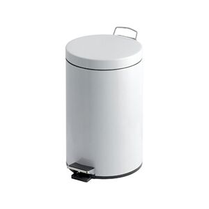 GPC Pedal Bin; 20L; Steel; White GPC Pedal Bin; 20L; Steel; White