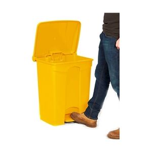 GPC Pedal Bin; 68L; Polypropylene; Yellow GPC Pedal Bin; 68L; Polypropylene; Yellow