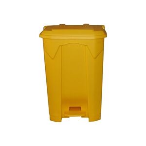 GPC Pedal Bin; 80L; Polypropylene; Yellow GPC Pedal Bin; 80L; Polypropylene; Yellow