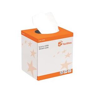 5 Star Facilities Luxury Facial Tissues Two-ply Cube Box 70 - 123885 5 Star Facilities Luxury Facial Tissues Two-ply Cube Box 70 - 123885