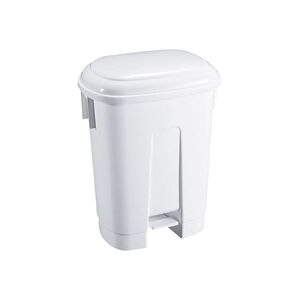 VFM Derby Plastic Pedal Bin 60l White - Pedal Bin VFM Derby Plastic Pedal Bin 60l White - Pedal Bin