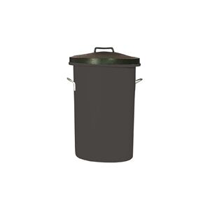 Unbranded Black Heavy Duty Cylindrical Storage Bin With Lid Unbranded Black Heavy Duty Cylindrical Storage Bin With Lid