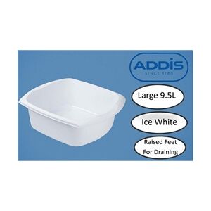 Addis Large Washing White Bowl 9.5 Litre Addis Large Washing White Bowl 9.5 Litre