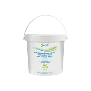 2Work Biodegradable Eucalyptus Wipes (Pack of 400) 2W09162 2Work Biodegradable Eucalyptus Wipes (Pack of 400) 2W09162