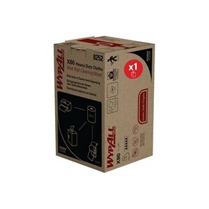 Wypall X80 Power Clean Midi Roll Wiper White 8252 Wypall X80 Power Clean Midi Roll Wiper White 8252