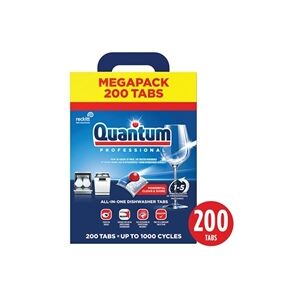 Quantum Professional All In One Dishwasher Tablets 2X100 (Pack 200) Quantum Professional All In One Dishwasher Tablets 2X100 (Pack 200)