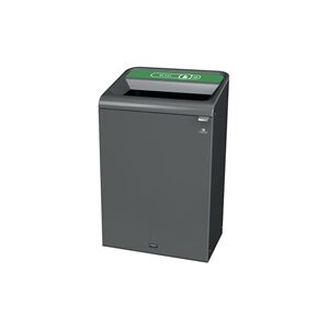 Rubbermaid Configure Container with Glass Recycling Label 125L Green Rubbermaid Configure Container with Glass Recycling Label 125L Green