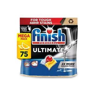 Finish Ultimate All In 1 Lemon Sparkle 75 Tabs Finish Ultimate All In 1 Lemon Sparkle 75 Tabs