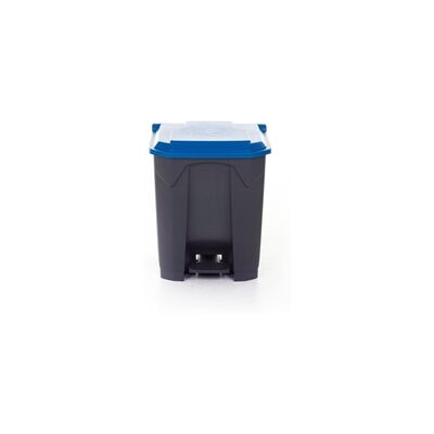 GPC Pedal Bin 30L Grey & Blue - Waste Segregation Bin GPC Pedal Bin 30L Grey & Blue - Waste Segregation Bin