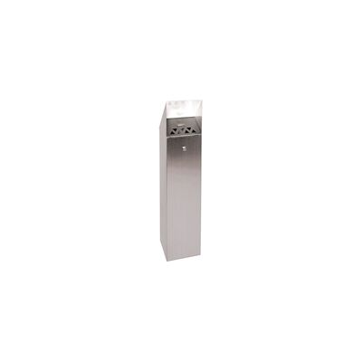 VFM Silver Hooded Top Cigarette Ash Tower Bin - 6.6 Litre VFM Silver Hooded Top Cigarette Ash Tower Bin - 6.6 Litre
