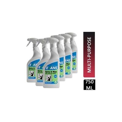 Evans Vanodine Spray & Wipe Daily Multi Task Cleaner 750ml Evans Vanodine Spray & Wipe Daily Multi Task Cleaner 750ml