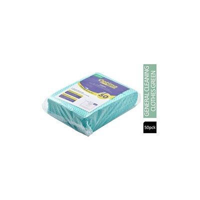Janit-X Multi Purpose 35gsm Non Woven Green Cloths 50's Janit-X Multi Purpose 35gsm Non Woven Green Cloths 50's