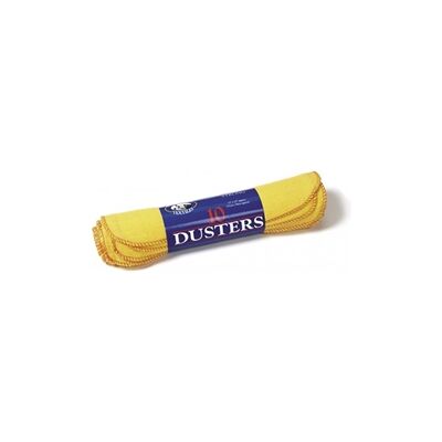 Unbranded Yellow Duster Cloth's Red Trim 28cm x 33cm 8-Pack - PACK (36) Unbranded Yellow Duster Cloth's Red Trim 28cm x 33cm 8-Pack - PACK (36)