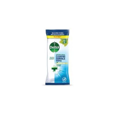 Dettol Antibacterial Cleansing Wipes x72 Wipes (Pack of 6) 3297921 Dettol Antibacterial Cleansing Wipes x72 Wipes (Pack of 6) 3297921