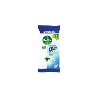 Dettol Antibacterial Cleansing Wipes x30 Wipes (Pack of 12) 3313291 Dettol Antibacterial Cleansing Wipes x30 Wipes (Pack of 12) 3313291